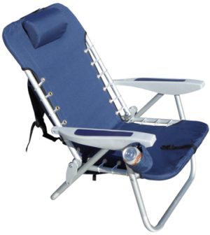 rio backpack aluminium beach chair