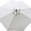 Natural Canvas poly umbrella replacement canopy cover.