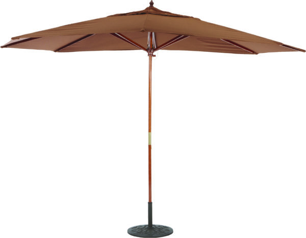 8x11 Wood Umbrella Galtech 279