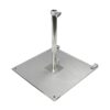 110-pound anodized steel commercial grade umbrella base with wheels